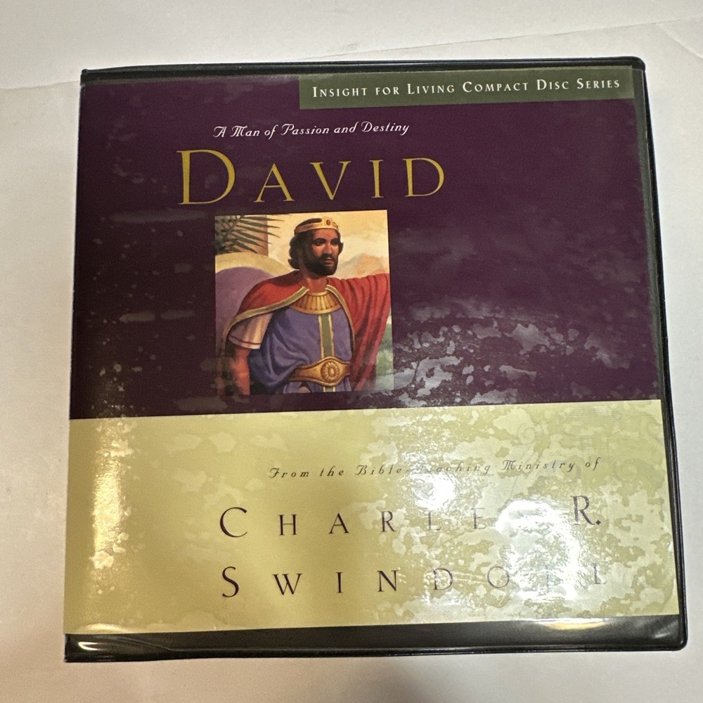 David-Volume #1-A Man Of Passion and Destiny‎ 12 CD Set Charles R. Swindoll